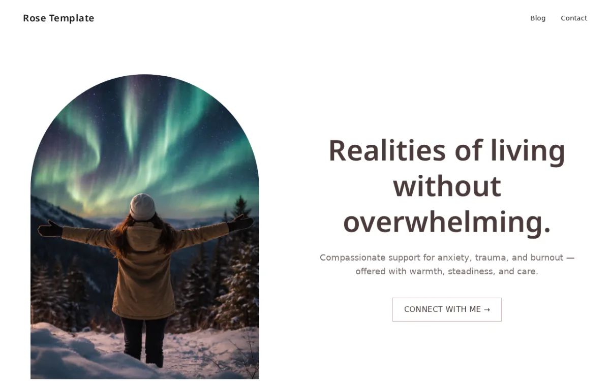 Maya Therapy — Wellness Website screenshot 1
