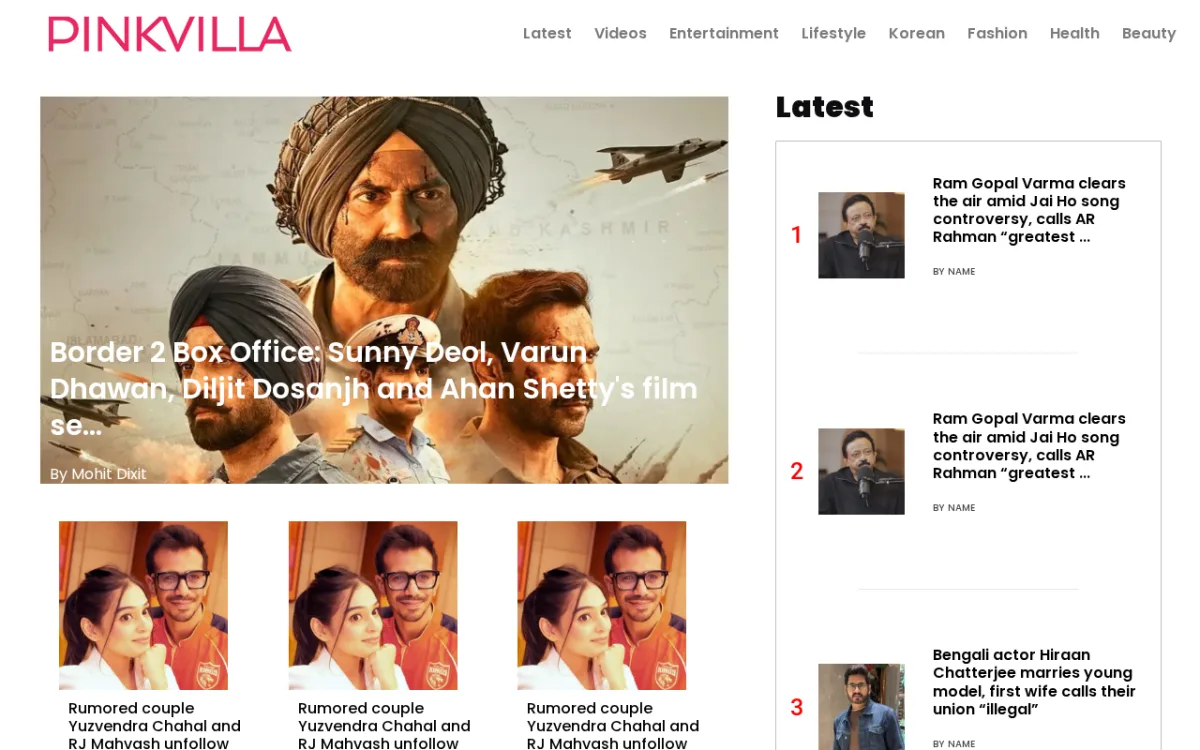Pinkvilla Shubhangi Clone screenshot 1